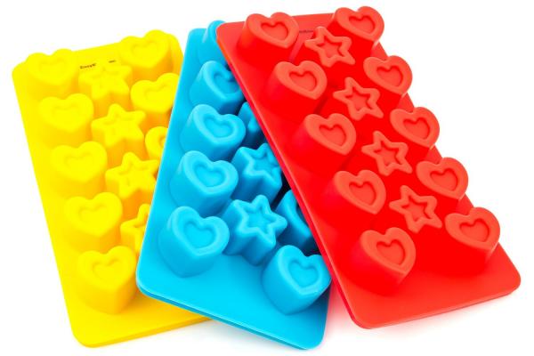 SC-016 Silicone Cake Mold/EasyWithRose Premium Silicone Candy Molds & Ice Cube Trays