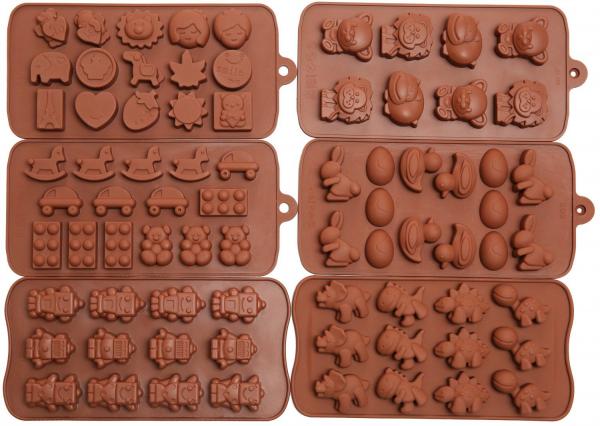 SC-018 Silicone Cake Mold/6pc Candy Molds/Chocolate Molds/ Silicone Molds