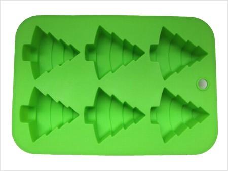 SC-006 Silicone Cake Mold/Christmas Tree Silicone Muffin Mould