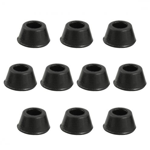 RR-007 Rubber Part/Shaped Furniture Black Rubber Foot Covers Pads